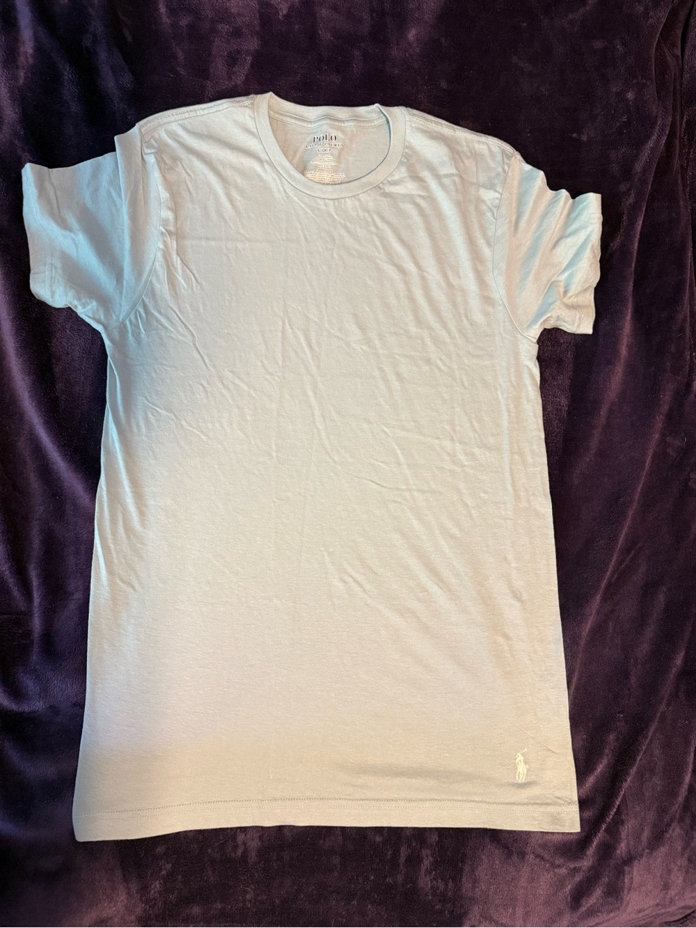Ralph Lauren Light Blue Crew Neck Short Sleeve Tee